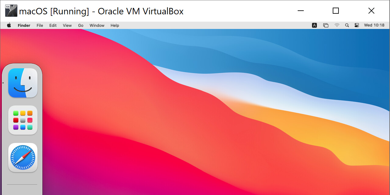 mac os guest on virtualbox